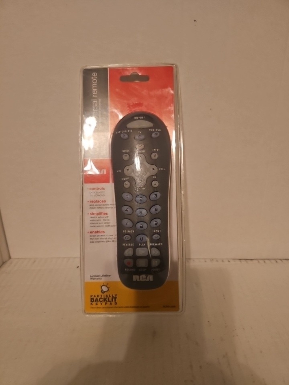 RCA Universal Remote Control - Black